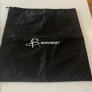 B. Makowsky Black Storage Bag / Dust Bag For Purse 21x22
